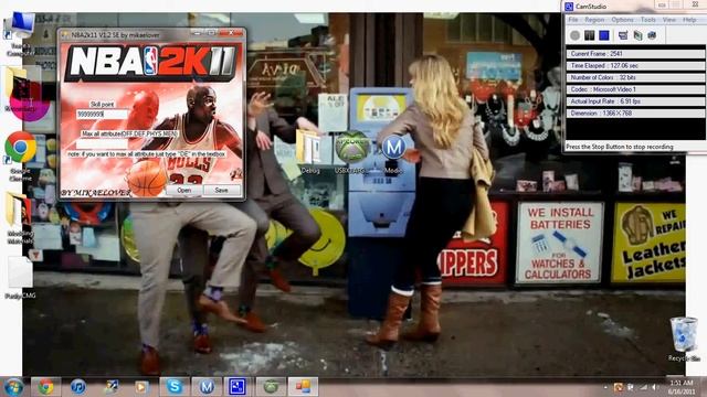 NBA 2k11 My Player USB mod смотреть онлайн