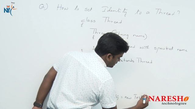 How to Set Identity to a Thread | Core Java Interview Questions | Naresh IT смотреть онлайн