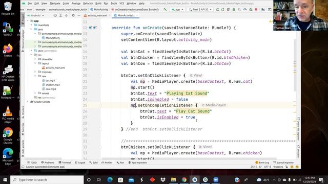 Android App: Media Player Demo -- Animal Sounds смотреть онлайн