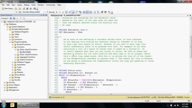 MyTekki: SQL - Delimiter Function (CSV Files) смотреть онлайн
