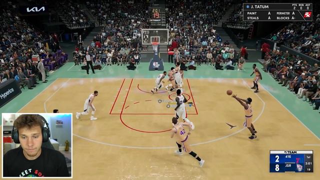 MOST INTENSE GAME VS GOD SQUAD - NBA 2K22 No Money Spent #7 смотреть онлайн