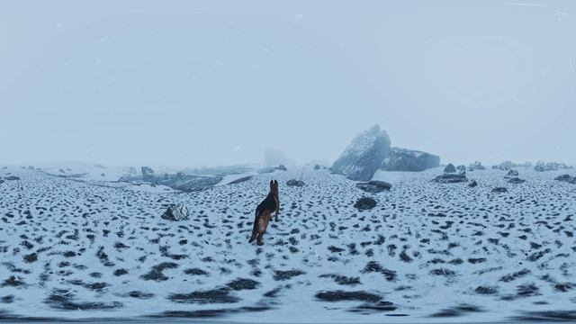 360° RUN FROM THE ICE TITAN BLIZZARD! Virtual Reality Experience! смотреть онлайн