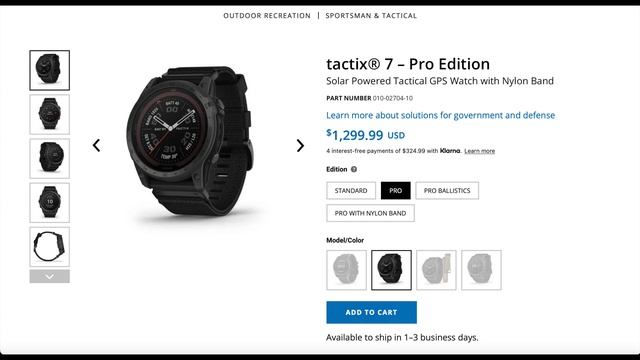 Garmin Tactix 7 Pro Solar Ballistics GPS Watch vs Garmin Fenix 7X Sapphire Solar смотреть онлайн