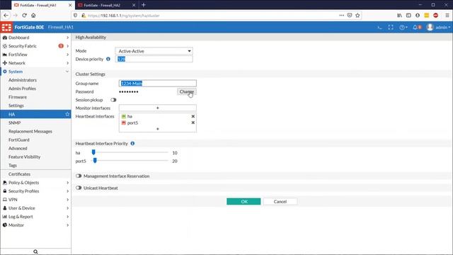 Fortinet HA Active Active смотреть онлайн