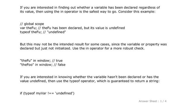 JavaScript : How can I check for "undefined" in JavaScript? смотреть онлайн