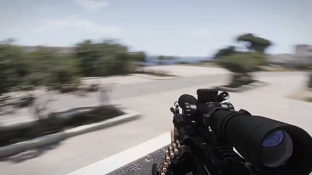 Machine Gun with Scope - Destroyer in Action - American MG vs Rebels | ARMA 3: Milsim смотреть онлайн