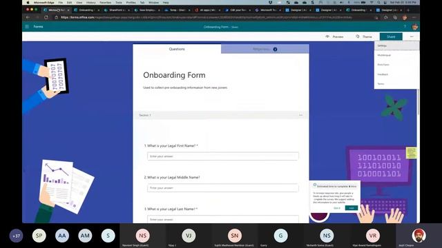 Developer Session 7 - Automating pre-onboarding HR process using Forms, Power Automate, SP and Team смотреть онлайн