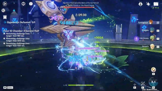 C0 Raiden Miko and C0 Childe ft Kuki Hyperbloom - Genshin Impact Abyss 3.1 - Floor 12 9 Stars смотреть онлайн
