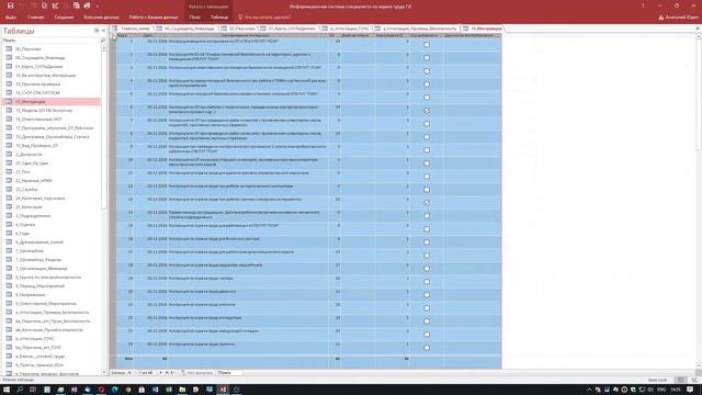 Информационная система по охране труда (удаление записей) смотреть онлайн