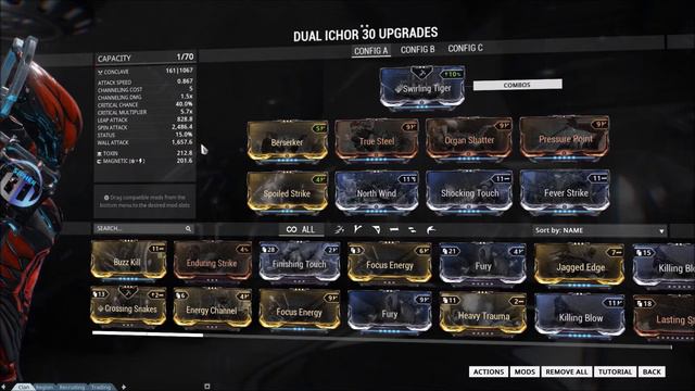 Warframe: Valkyr Hysteria Build (Weapon Mods Revisited) смотреть онлайн