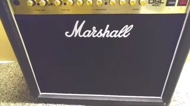Marshall DSL 40C all tube combo amplifier review by Guitar Man3yt смотреть онлайн