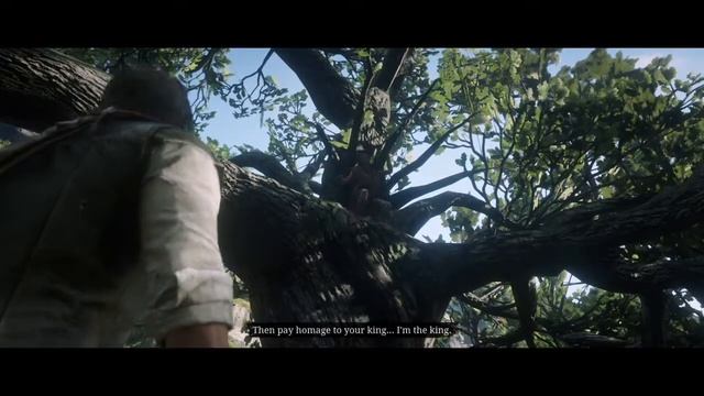 Red Dead Redemption 2 - King of the trees (Monty Python Easter Egg) смотреть онлайн