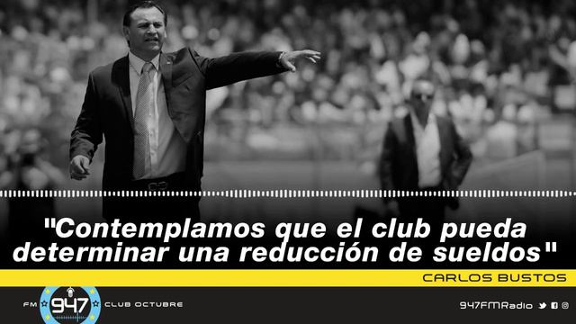 Carlos Bustos: "Contemplamos que el club pueda determinar una reducción de sueldos" смотреть онлайн