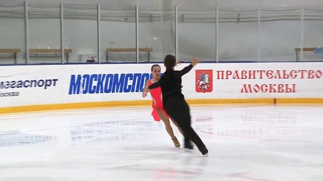 София Литвинова/Александр Балыков, КТ. Первенство г.Москвы среди юниоров 2017 смотреть онлайн