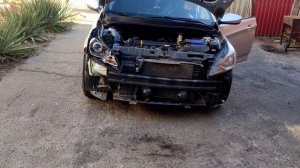 Установка диодных линз на Hyundai Solaris 2015