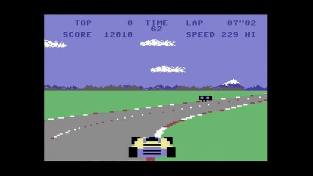 Commodore 64 Games - Pole Position смотреть онлайн