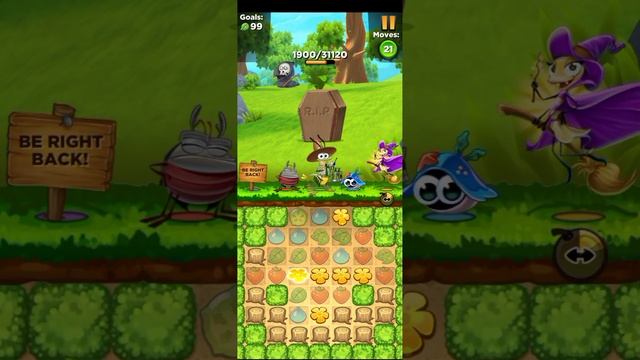 Best fiends game. Gameplay of exclusive style Park ranger Gene.? смотреть онлайн