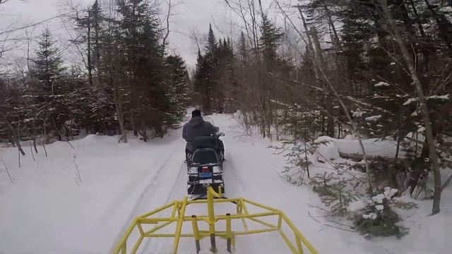 500 polaris widetrack,hatch snow drag, grooming tight woods trail northern maine смотреть онлайн