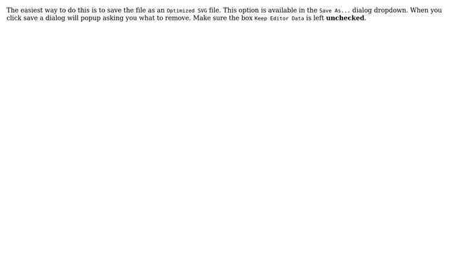 Removing personal data from SVG file (2 Solutions!!) смотреть онлайн