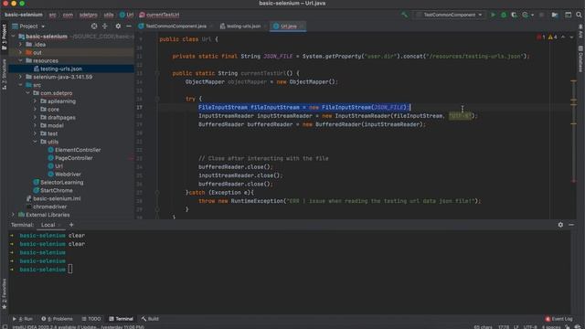 Selenium4Beginners | Lesson 22 | Customize testing URL смотреть онлайн