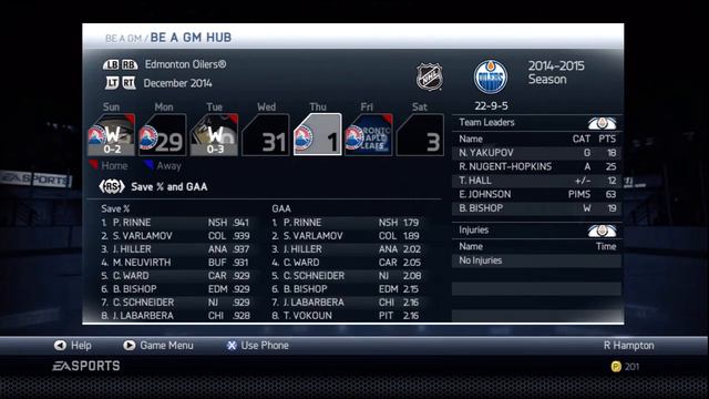 NHL 14: GM Mode Commentary - Edmonton | Ep. 8 "Hall on the Block?" смотреть онлайн