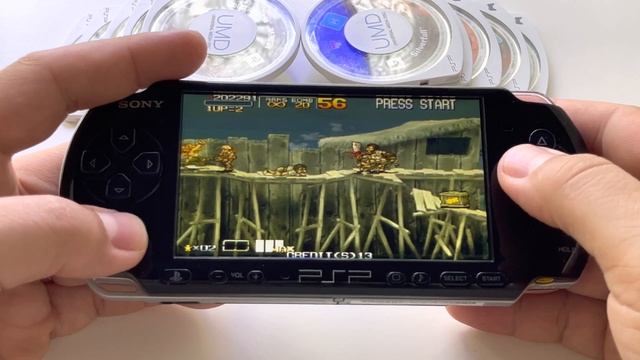 Metal Slug 6 - Metal Slug Anthology | PSP 3000 handheld gameplay смотреть онлайн