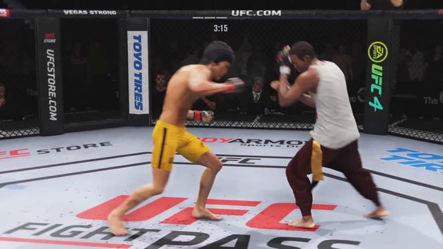 UFC4 Bruce Lee vs Karate Kid EA Sports UFC 4 PS5 смотреть онлайн
