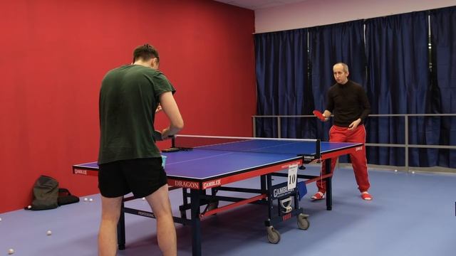 Учимся делать топс слева и банан в настольном теннисе