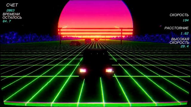 РЕТРО ГОНОЧКА  | ОБЗОР ИГРЫ RETROWAVE