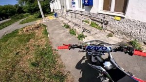 ПИТБАЙК «KAYO MINI-YX125» на МОТАРДАХ. ОТВЁЗ ПОСЫЛКУ ЧЕРЕЗ ВЕСЬ ГОРОД! ПЕРВАЯ ПОКАТУШКА НА ПИТБАЙКЕ
