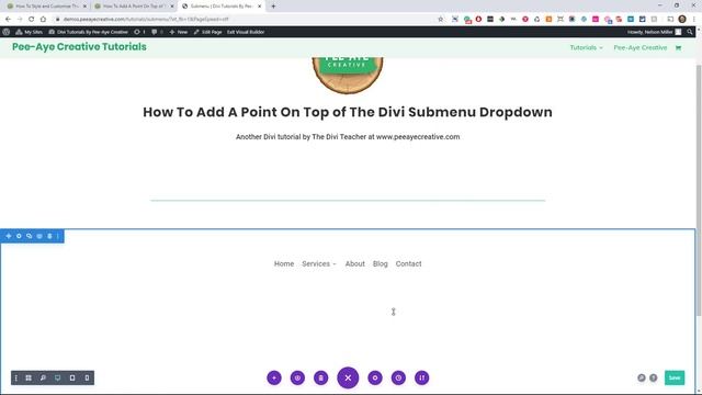 How To Add A Point On Top of The Divi Submenu Dropdown смотреть онлайн