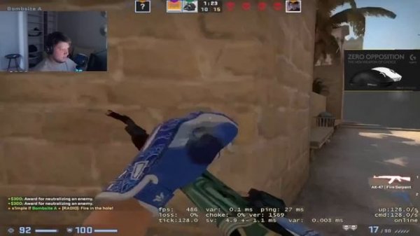 S1MPLE ДАЕТ КРАСИВЫЕ ВАН ТАПЫ С ДИГЛА!! S1MPLE И IM РАЗНОСЯТ ФЕЙСИТ НА 4000 ELO!!