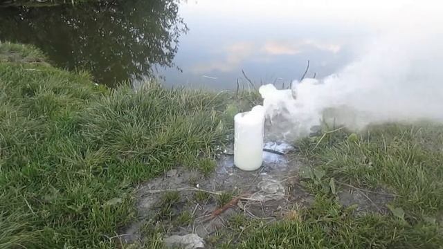 Делаем самый густой и едкий дым без огня ! химия смотреть онлайн