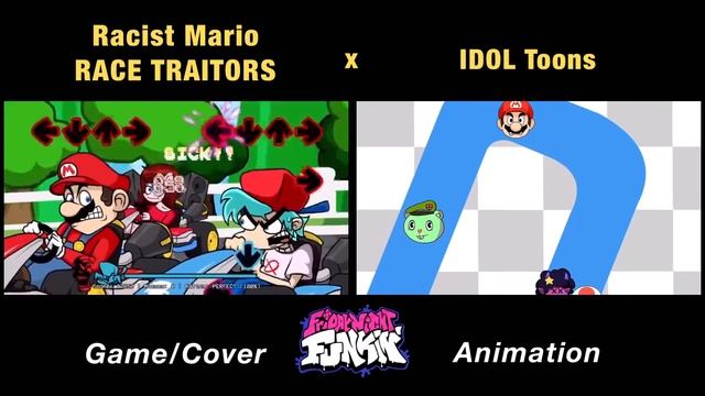 “RACE TRAITORS” Mario’s Madness (Racist Mario) | GAME x FNF Animation смотреть онлайн