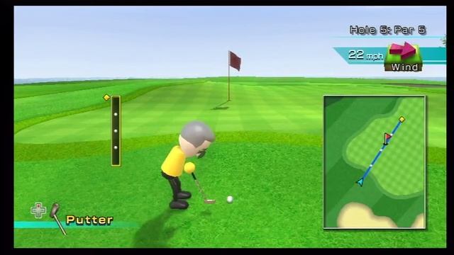 Wii Sports Golf - WORLD RECORD Classic 9 Hole -16 Under Par смотреть онлайн