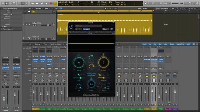 Waves Smack Attack. Обзор плагина [Logic Pro Help] смотреть онлайн
