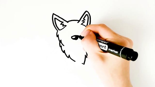 Как нарисовать собаку Корги / Рисунки и раскраски малышам / Мультик раскраска для детей смотреть онлайн