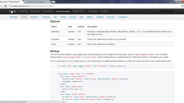 Sidestep: Twitter Bootstrap смотреть онлайн