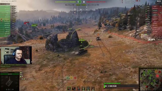 Выводим Каена в топ🥇, ставим 7.2 Брабус 🚙и МТС тарелку📡Параллельно двигаем к Т55А💣