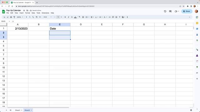 Google Sheets - Add a Pop-Up Calendar Date Picker смотреть онлайн