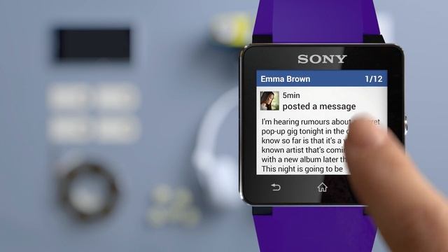 Sony SmartWatch 2 -- Keep Up-to-Date with Everything Social смотреть онлайн
