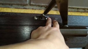 Установка доводчика входной двери