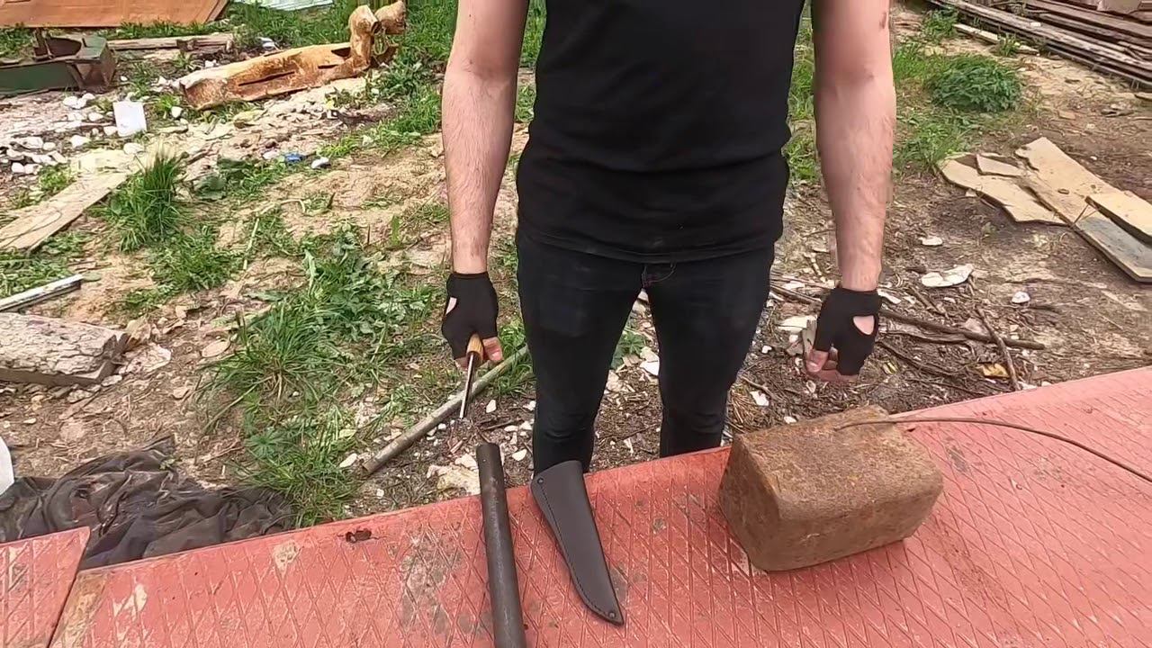 Просто.нож Vs пруток 6мм