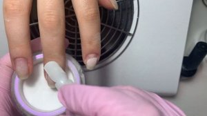 Укрепление ногтей акриловой пудрой | Работа на клиенте | Секрет укрепления ногтей