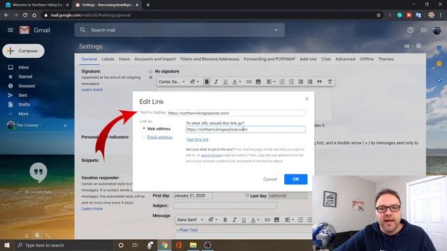 How to Add a GMAIL SIGNATURE with Logos and Website Links смотреть онлайн
