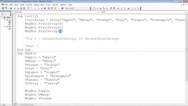 Practical uses of Array in Excel VBA смотреть онлайн
