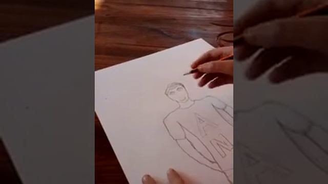 Как нарисовать человека 3#. смотреть онлайн