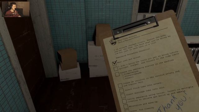 СТРАШНАЯ ДОЖДЛИВАЯ НОЧЬ В МОРГЕ. В ОДИНОЧКУ. - The Mortuary Assistant [Инди хоррор] смотреть онлайн