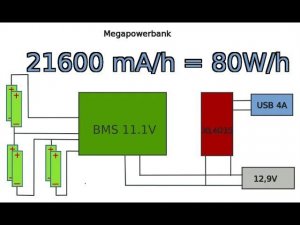 повербанк из китайских модулей своими руками из аккумуляторов 18650, перезагрузка.