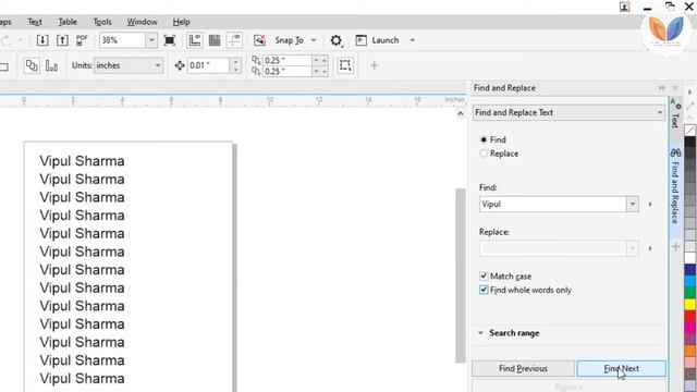 Find and Replace Text in Coreldraw | Use of Find and Replace Text | Corel Draw Tutorials in hindi смотреть онлайн